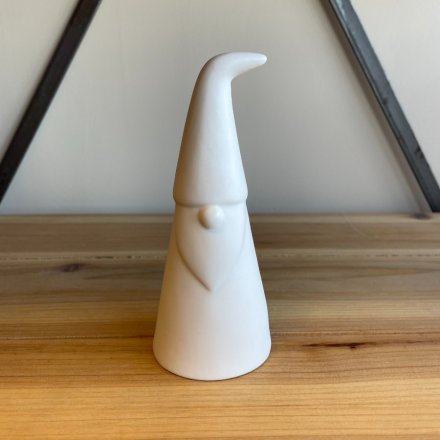LED Ceramic White Gonk 14.5cm