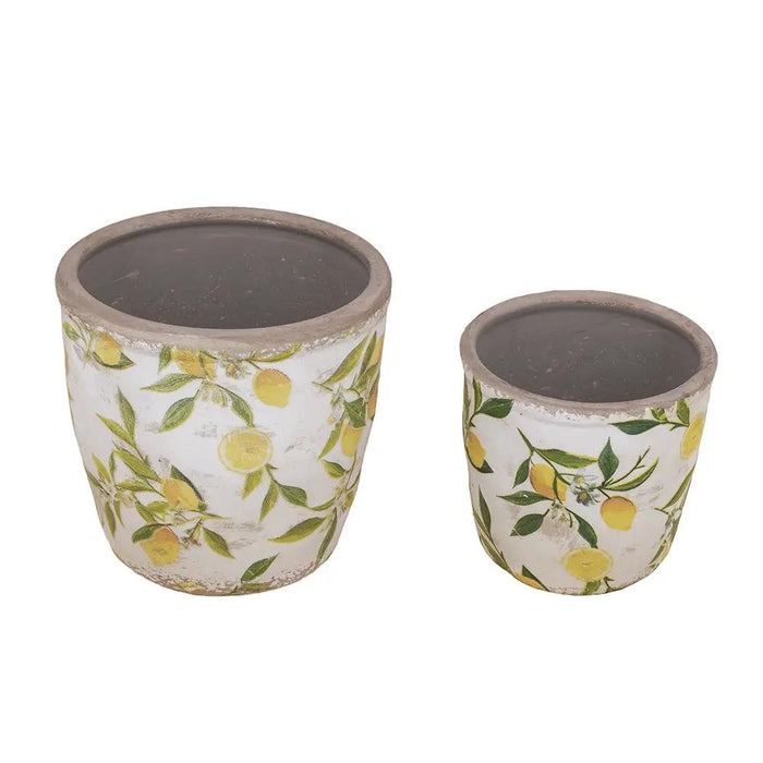 A&B Lemon Planter (2 Sizes) 5-6" - Planters Merchandise