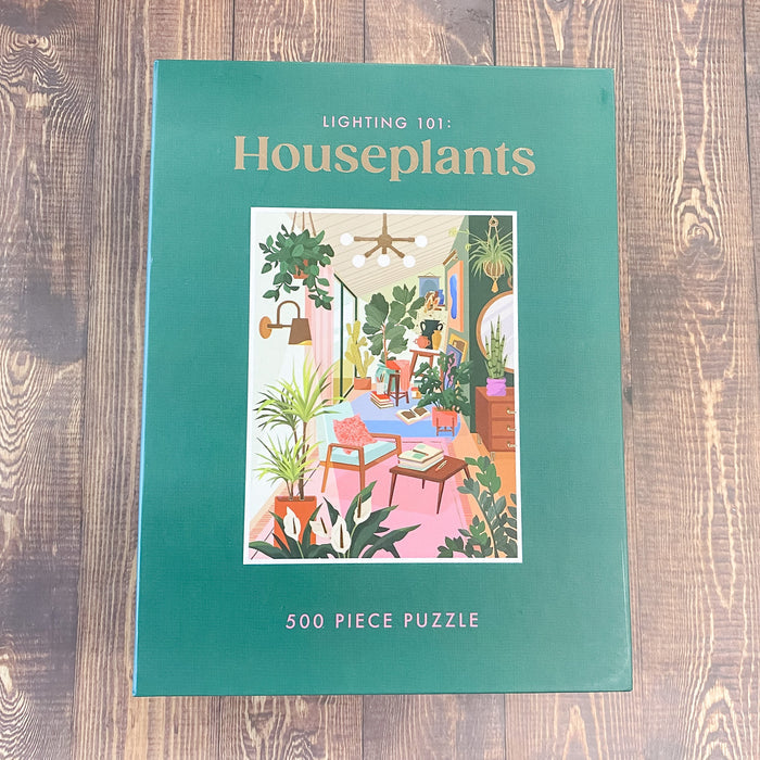 Lighting 101: Houseplants 500 Piece Book Puzzle - Lyla's: Clothing & Gifts - Online and Rockwall Texas Boutique