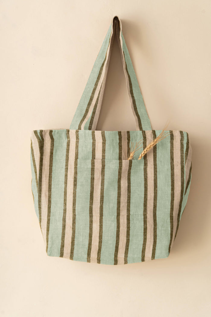Linen Sylph Tote Bag: Sylph Blue