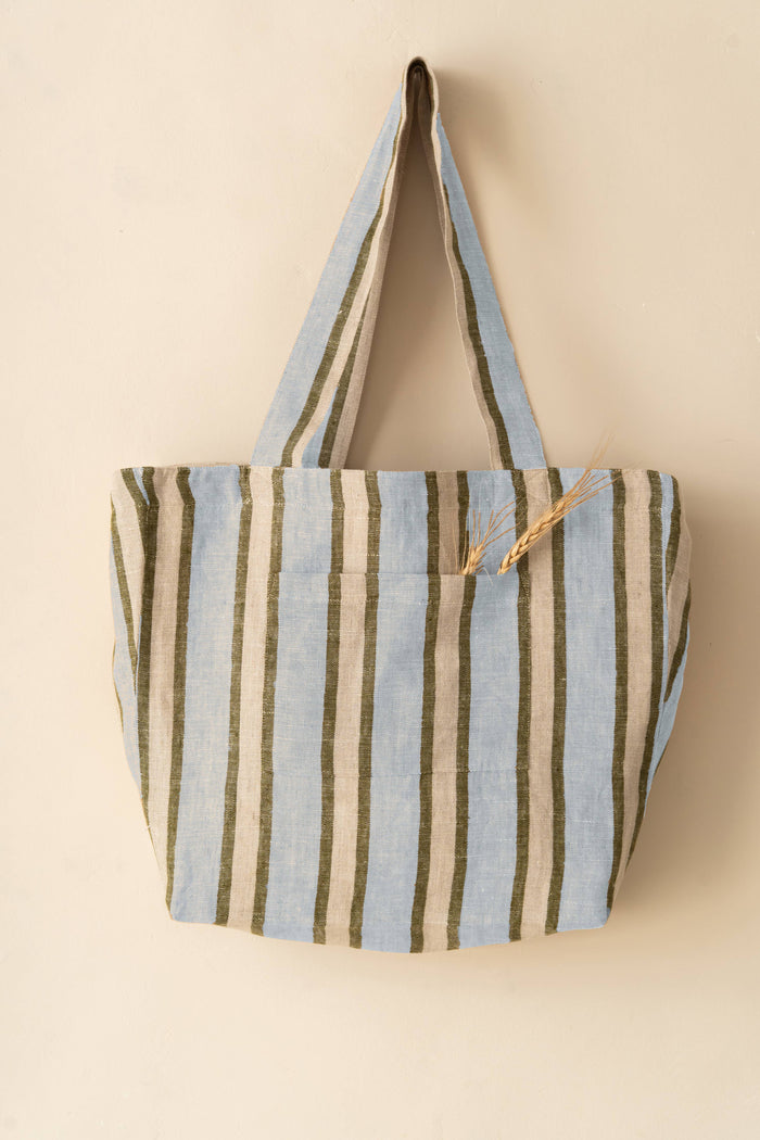 Linen Sylph Tote Bag: Sylph Blue