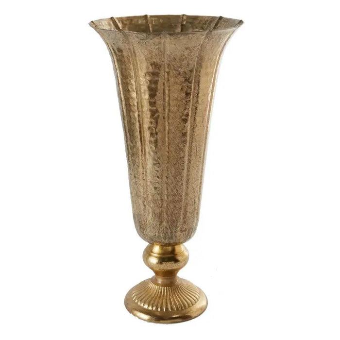 Lita Gold Vase 8" x 16.5"