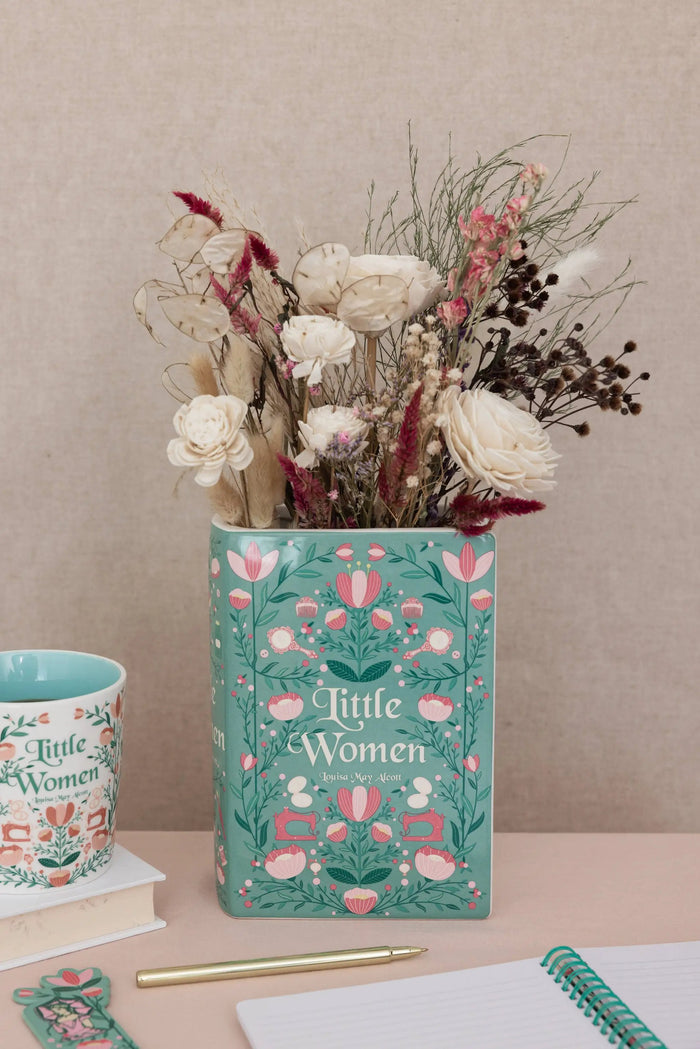 Steel Mill and Co. Little Women Large Book Vase - Vases Merchandise