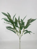 Supreme Long Eucalyptus Spray Green - Artificial Non-Flowering Plants Silk
