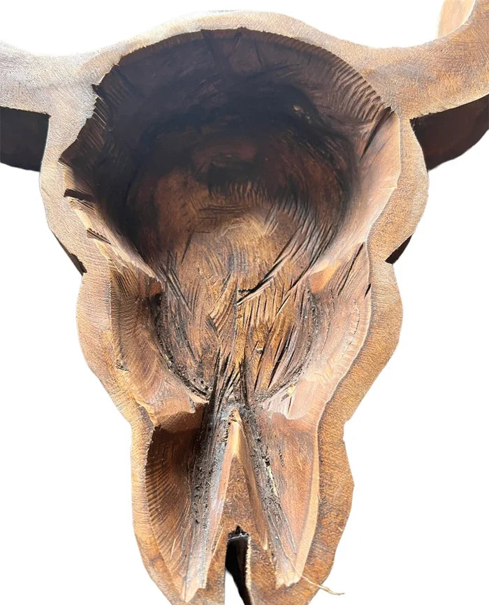 Longhorn Wooden Dough Bowl