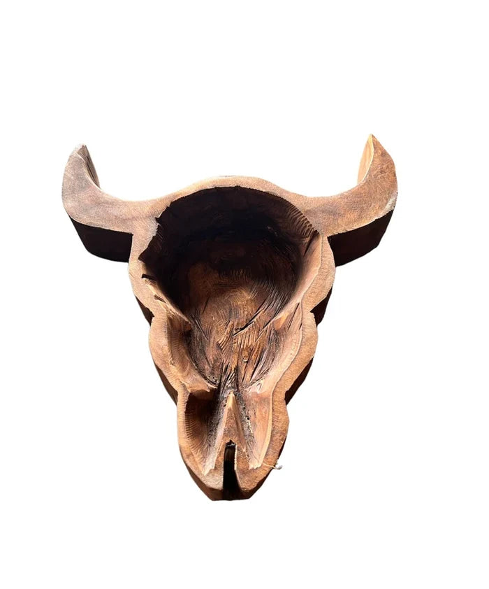 Longhorn Wooden Dough Bowl