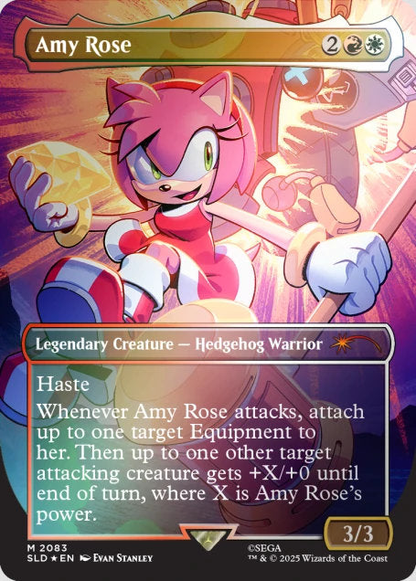 Magic The Gathering MTG SECRET LAIR X SONIC: FRIENDS & FOES FOIL EDITION Set