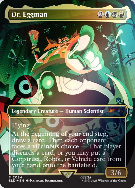 Magic The Gathering MTG SECRET LAIR X SONIC: FRIENDS & FOES FOIL EDITION Set