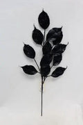 Supreme Magnolia Leaf Spray Black 25" - Artificial Non-Flowering Plants Silk