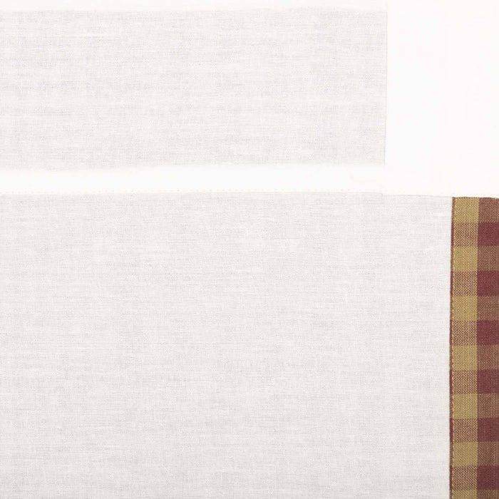 Maisie Patchwork Lined Valance 60" Default - Primitive Star Quilt Shop