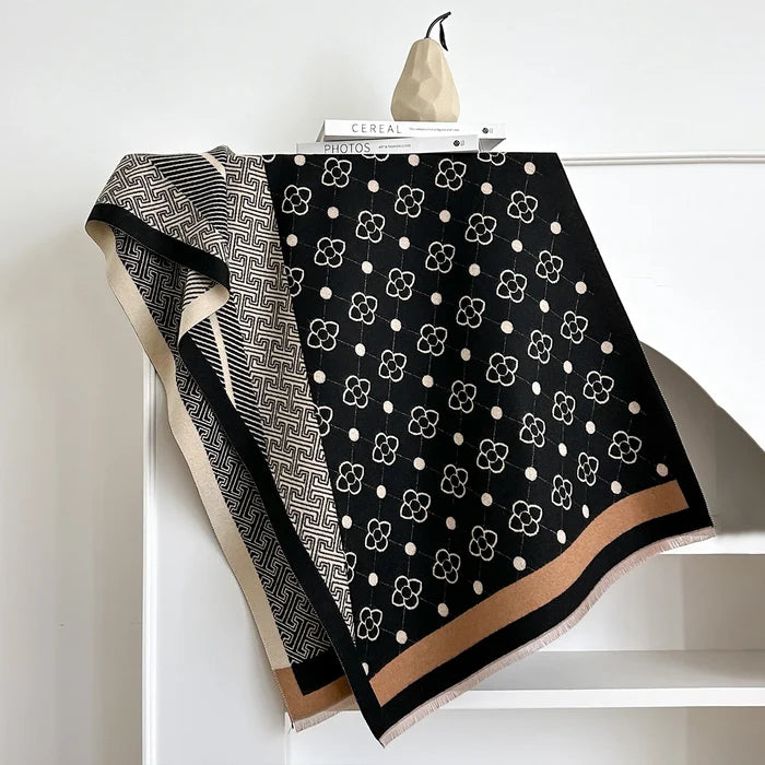 Malina Pashmina Scarf Black