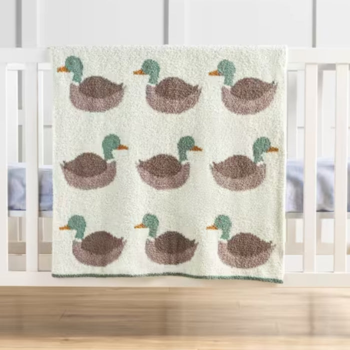 Mallard Duck Chenille Blanket