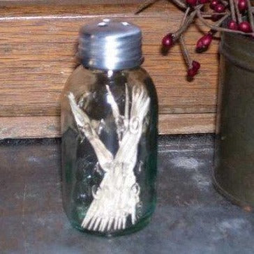 Mason Jar Toothpick Holder - Primitive Star Quilt Shop
