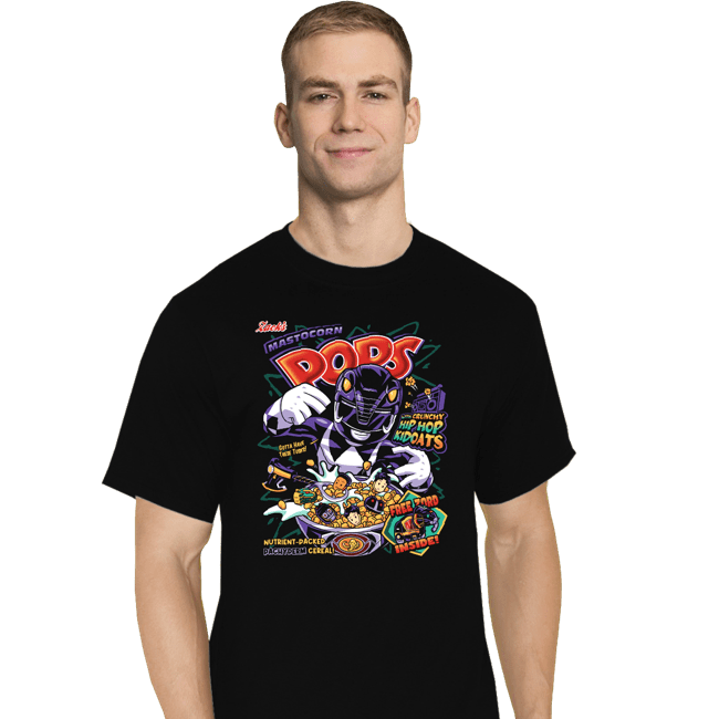 Daily_Deal_Shirts T-Shirts, Tall / Large / Black Mastocorn Pops