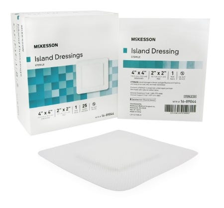 McKesson 1689044 Adhesive Dressing, Case of 100