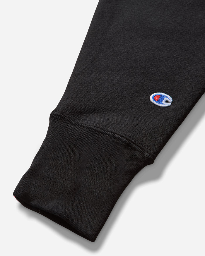 Champion Full Zip Hoodie Sweatshirt Black Sweatshirts Zip-Ups 221583 X090