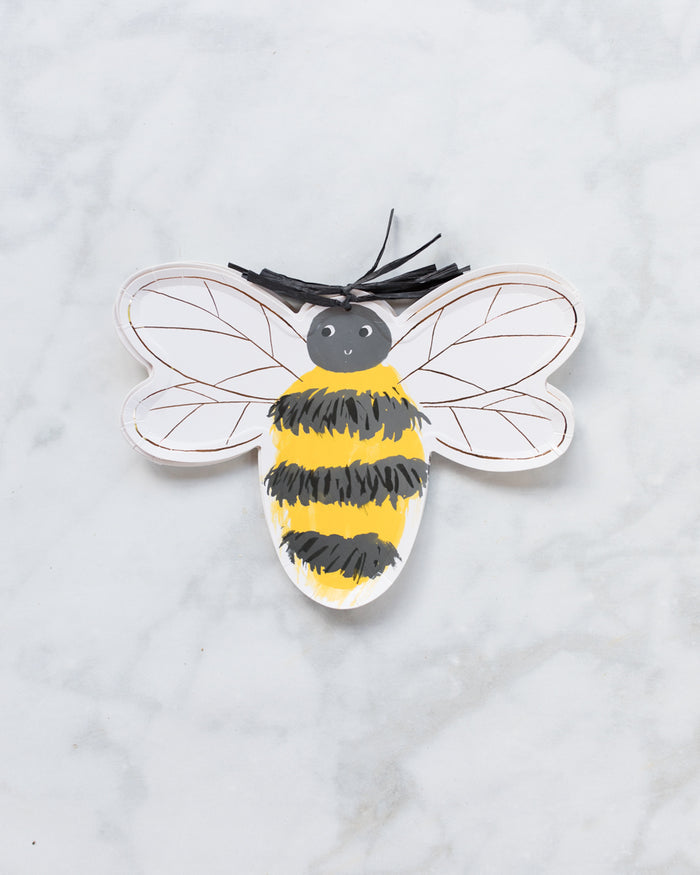 Meri Meri - Bee Plates - Pack of 8
