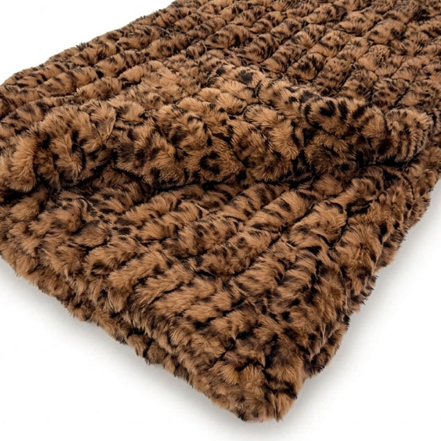 Milan Cheetah Swiss Chocolate Minky Blanket