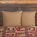 Millsboro Fabric Euro Sham 26x26" - Primitive Star Quilt Shop
