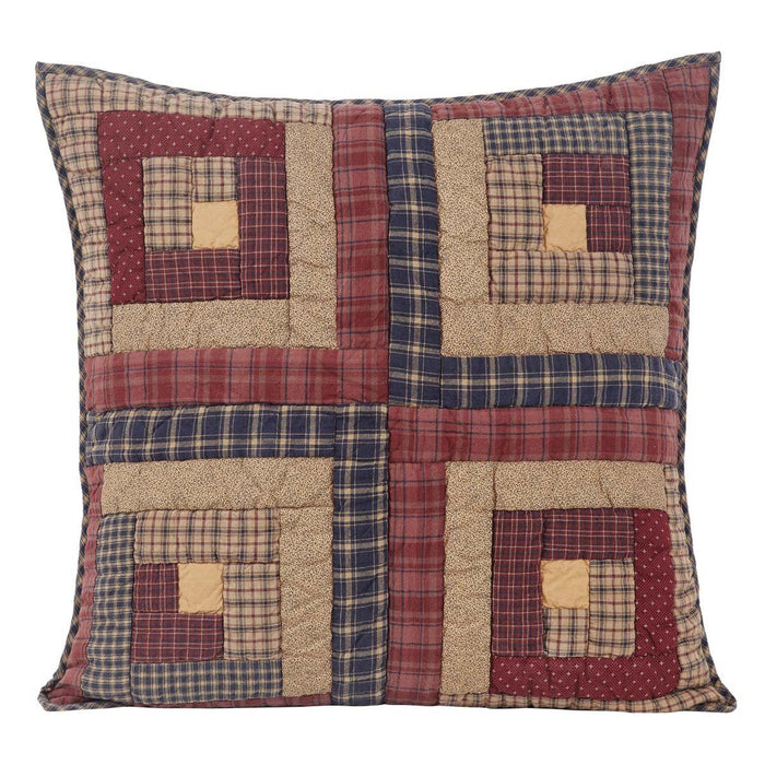 Millsboro Quilted Euro Sham 26x26" - Primitive Star Quilt Shop