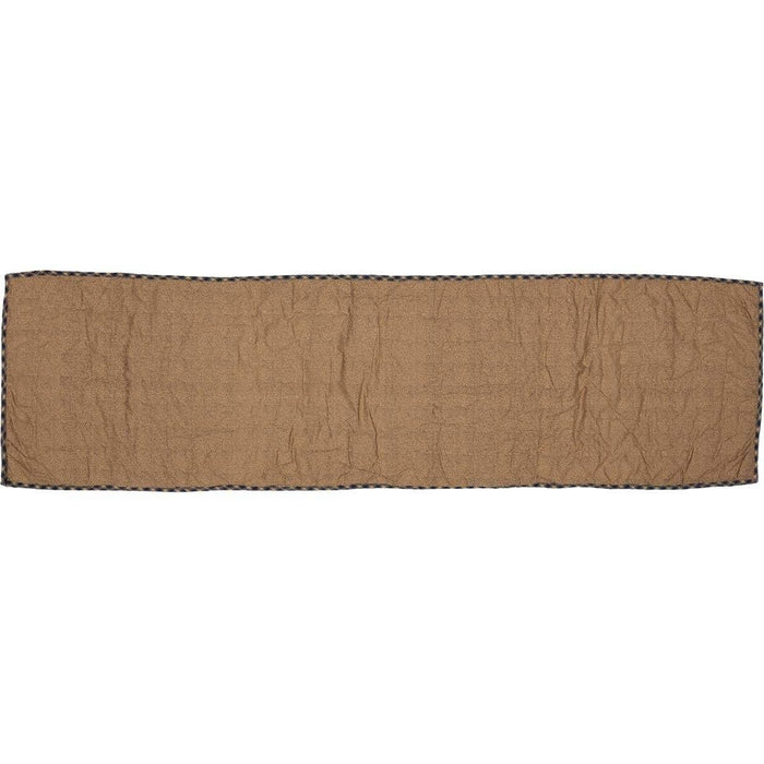 Millsboro Quilted Log Cabin Block Runner 13x48" - Primitive Star Quilt Shop