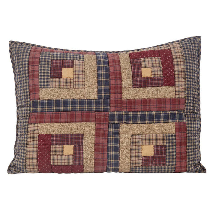 Millsboro Quilted Standard Sham 21x27" - Primitive Star Quilt Shop