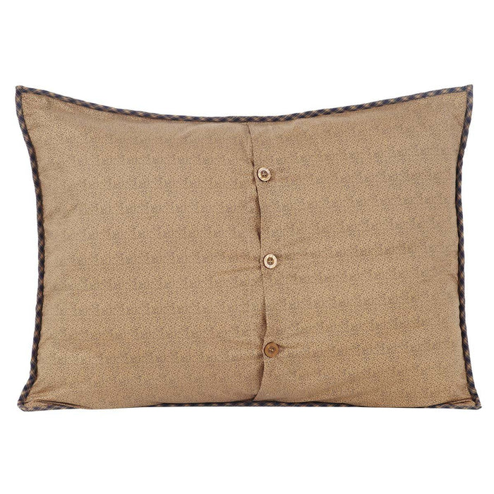 Millsboro Quilted Standard Sham 21x27" - Primitive Star Quilt Shop