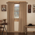 Millsboro Scalloped Lined Panel Curtains 84" - Primitive Star Quilt Shop