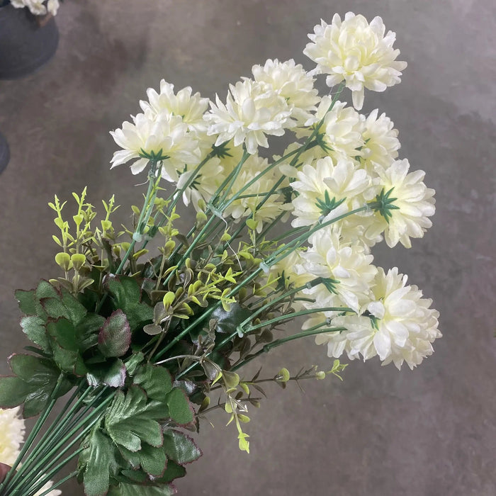Fortune Mini Pompom Bush Cream - Silk