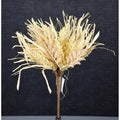Mixed Leaves Bush Cream 12in silk artificial plant, cream-toned non-flowering foliage by Direct Export