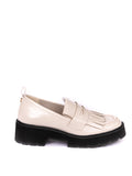 STEVE MADDEN Mocassino marleight crema MARLEIGH PATENT-BONE