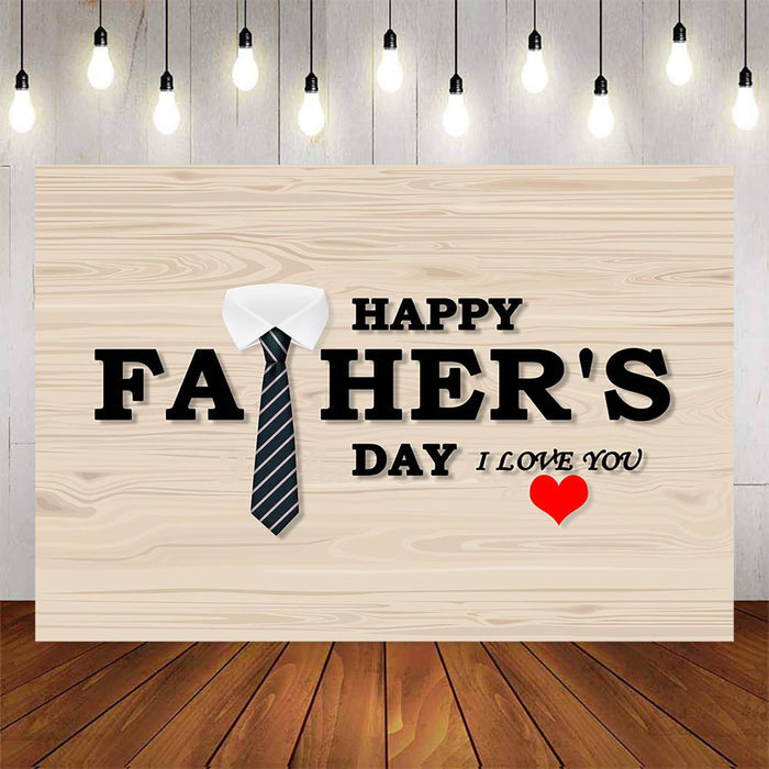 Mocsicka Happy Father's Day Tie Board Photo Banners-Mocsicka Party