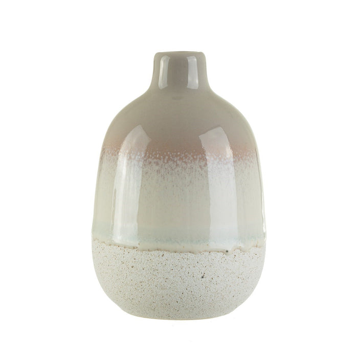 Mojave Glaze Vase - Grey - Modern Home Interiors