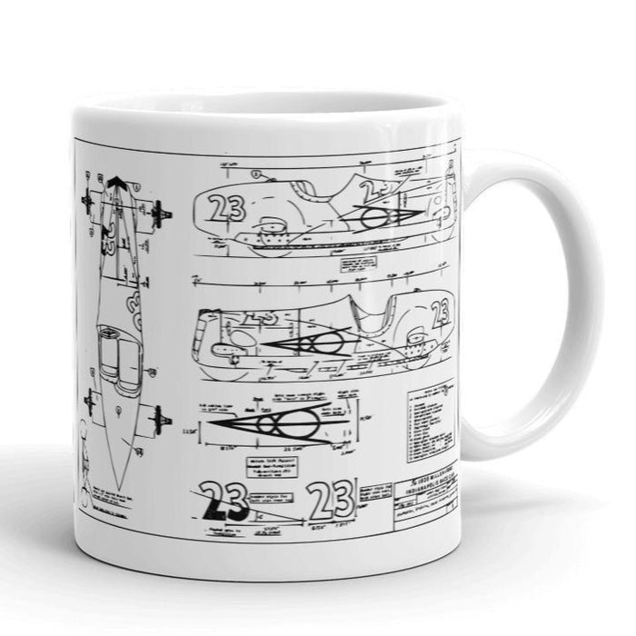 Month of May 1935 Miller Design Indy Car Coffee Mug