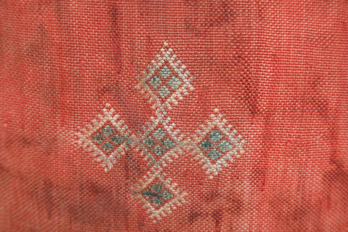 Moroccan pillow cover 16.5 INCHES X 16.9 INCHES