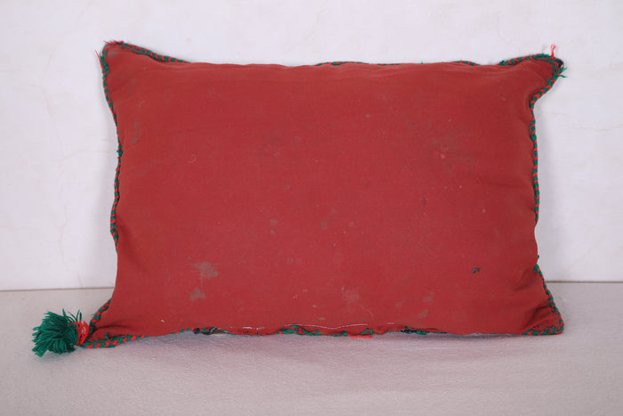 Moroccan pillow rug 12.5 INCHES X 18.1 INCHES - kilim pillow