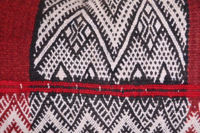 Moroccan rug pillow 12.9 INCHES X 20.4 INCHES - kilim pillow