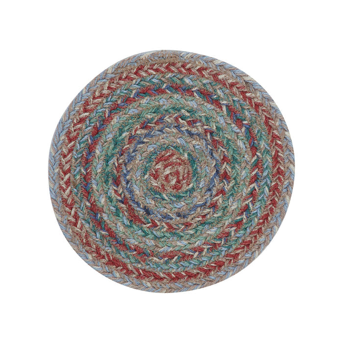 Multi Braided Trivet 8" - Primitive Star Quilt Shop
