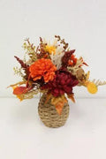 Supreme Mum/Daisy/Astible/Basket 14"H - Artificial Flowering Plants Silk