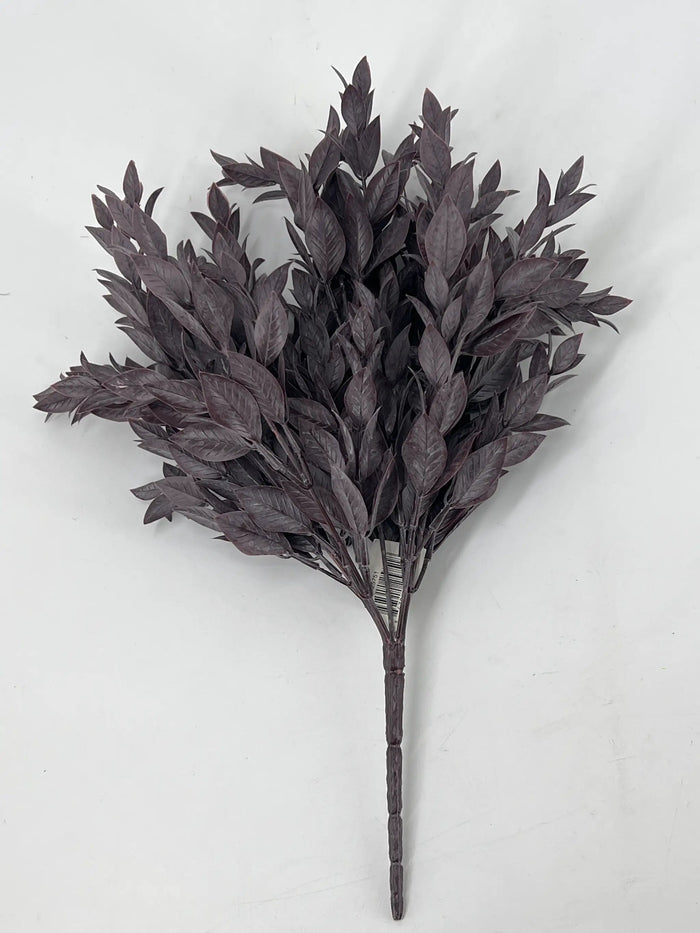 Le Fleur Myrtle Bush Burgundy 15" - Uncategorized Silk