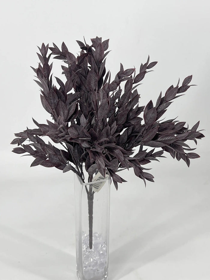 Le Fleur Myrtle Bush Burgundy 15" - Uncategorized Silk
