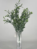Supreme Myrtle Leaf Bush 19" Grey-Green - Uncategorized Silk