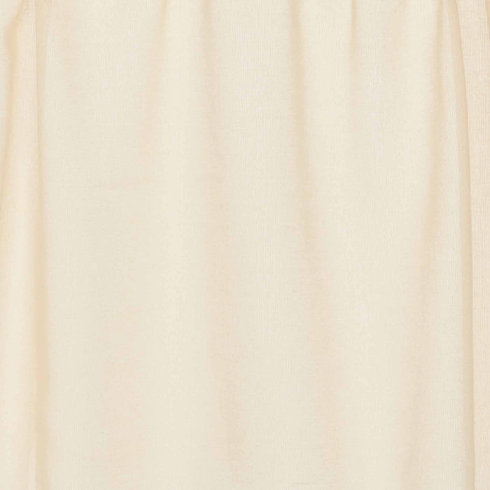 Natural Fringed Tobacco Cloth Panel Curtains 96" - Primitive Star Quilt Shop