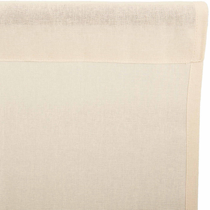 Natural Fringed Tobacco Cloth Panel Curtains 96" - Primitive Star Quilt Shop
