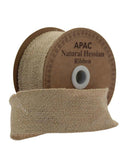 Natural Hessian Ribbon - 70mm x 10 yards - Wreath Christmas Wedding