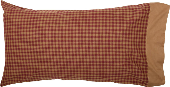 Ninepatch Star King Pillow Case - Set of 2 - Primitive Star Quilt Shop