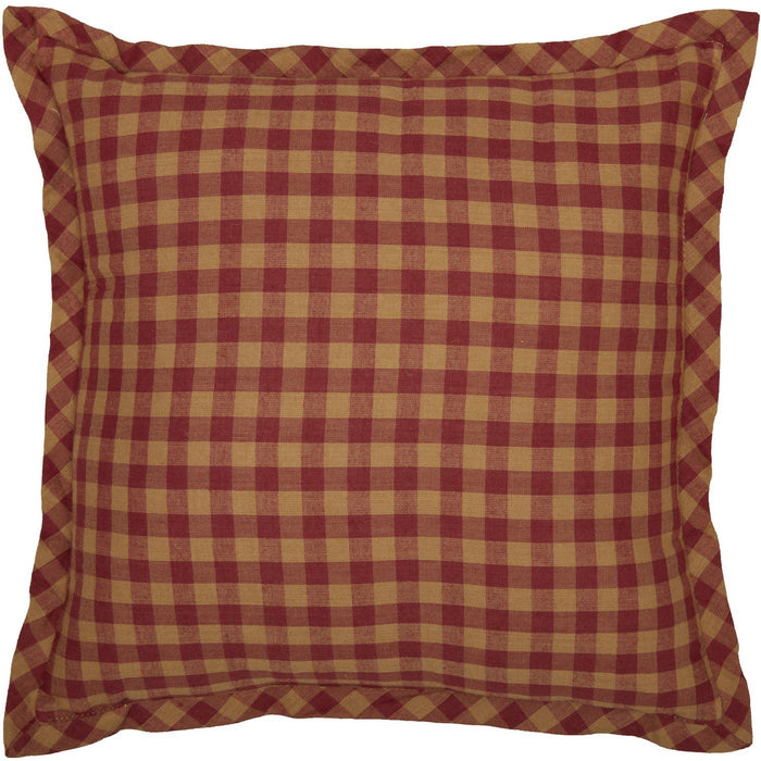 Ninepatch Star Prim Blessings Pillow 12" - Primitive Star Quilt Shop