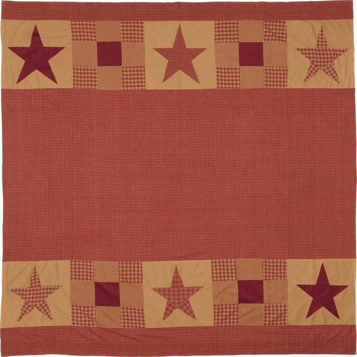 Ninepatch Star Shower Curtain - Primitive Star Quilt Shop