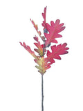 AmBest Oak Leaf Acorn Spray Rust Red 25" - Uncategorized Silk