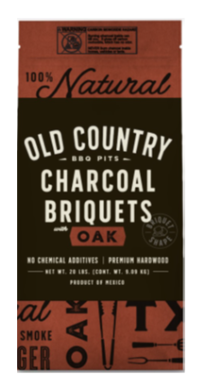Old Country Charcoal Briquets, 16 lb
